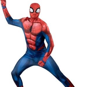 Spiderman Superhero Adult Costume Size Large